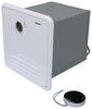 Furrion RV tankless water heater in white. 